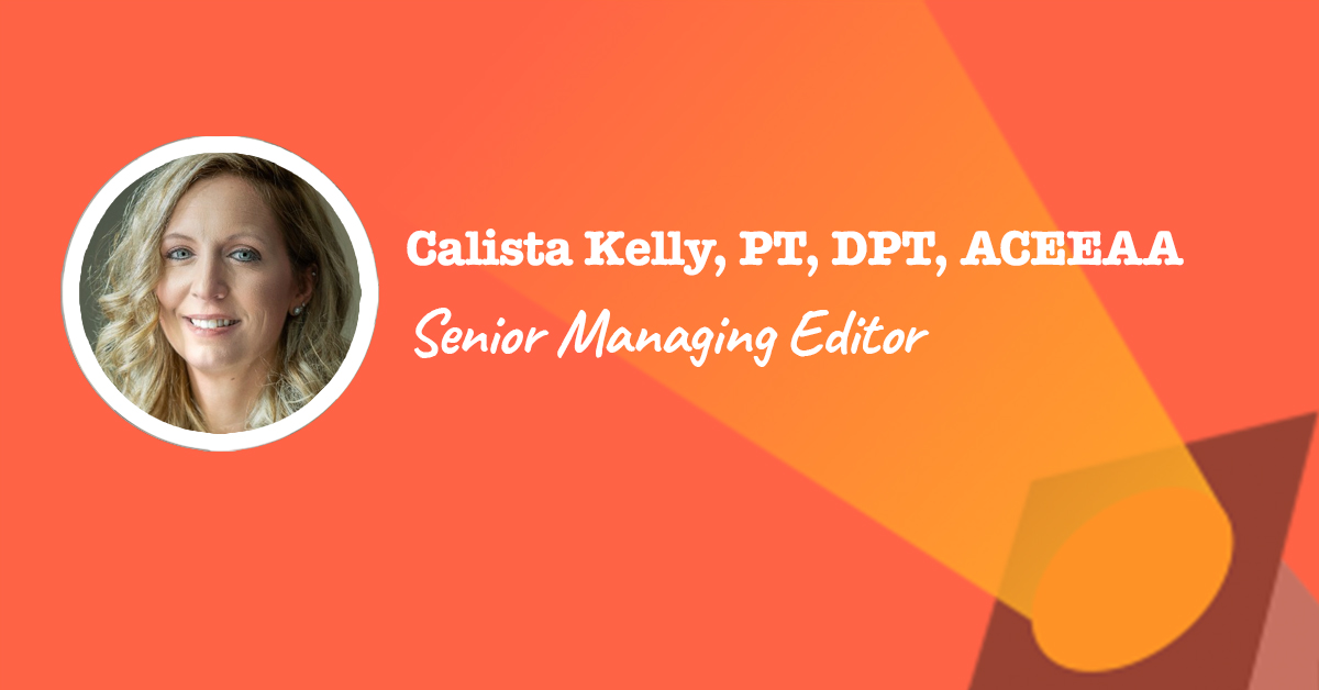 Managing Editor - Calista Kelly - The Non-Clinical PT