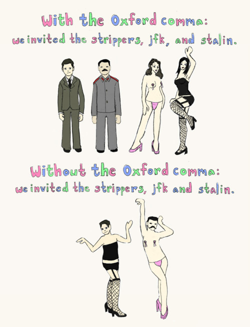 oxford comma health writer grammar basics