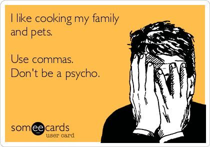 use a comma grammar basics