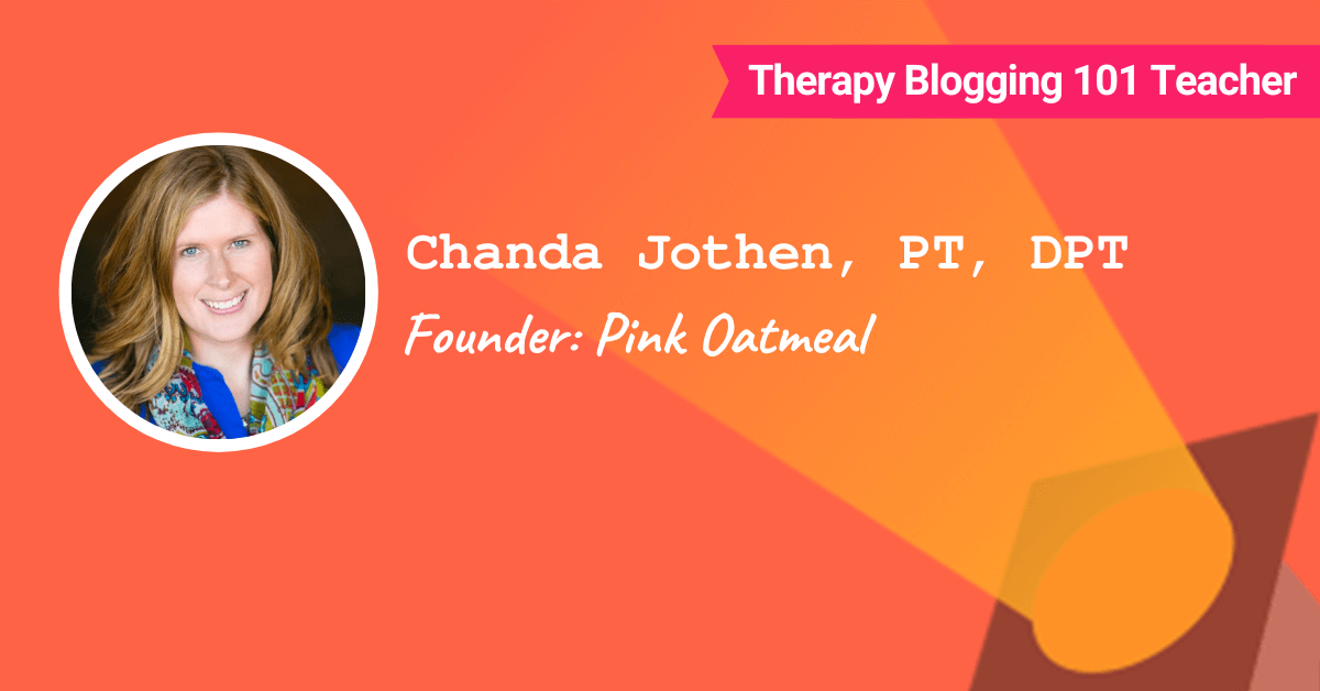 Chanda Jothen - Pink Oatmeal Founder