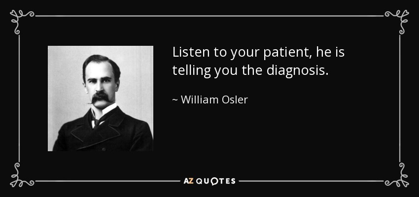 osler quote about medicine