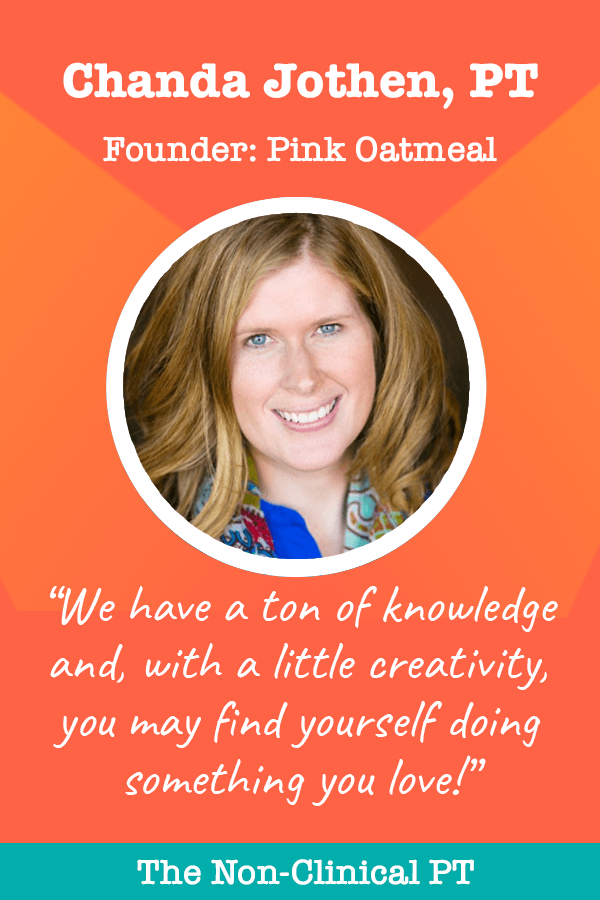 Chanda Jothen - Founder of Pink Oatmeal - Quote