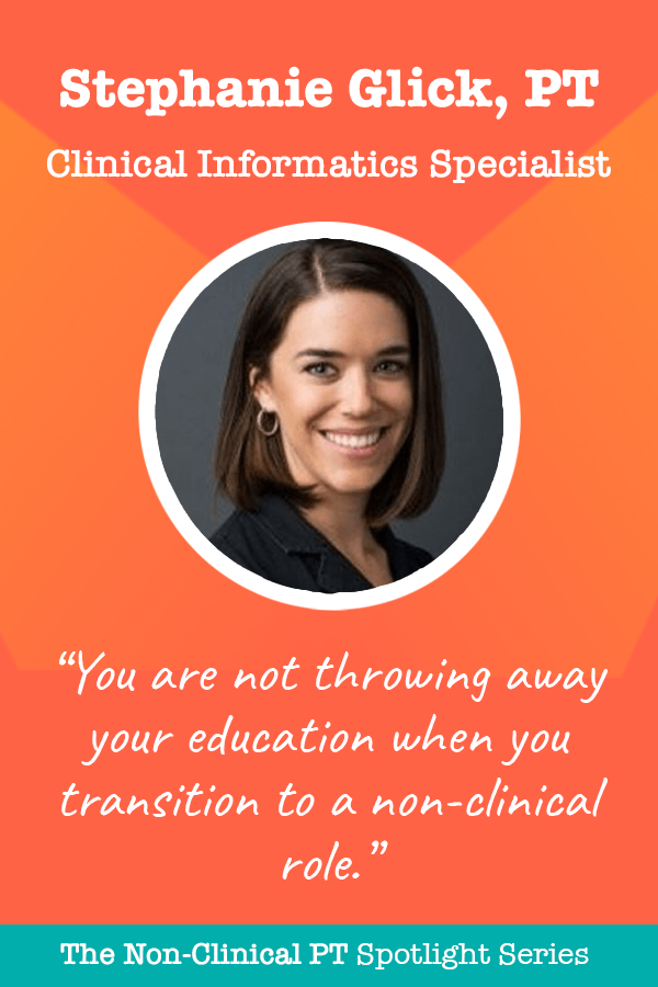 Clinical Informatics Specialist quote by stephanie glick
