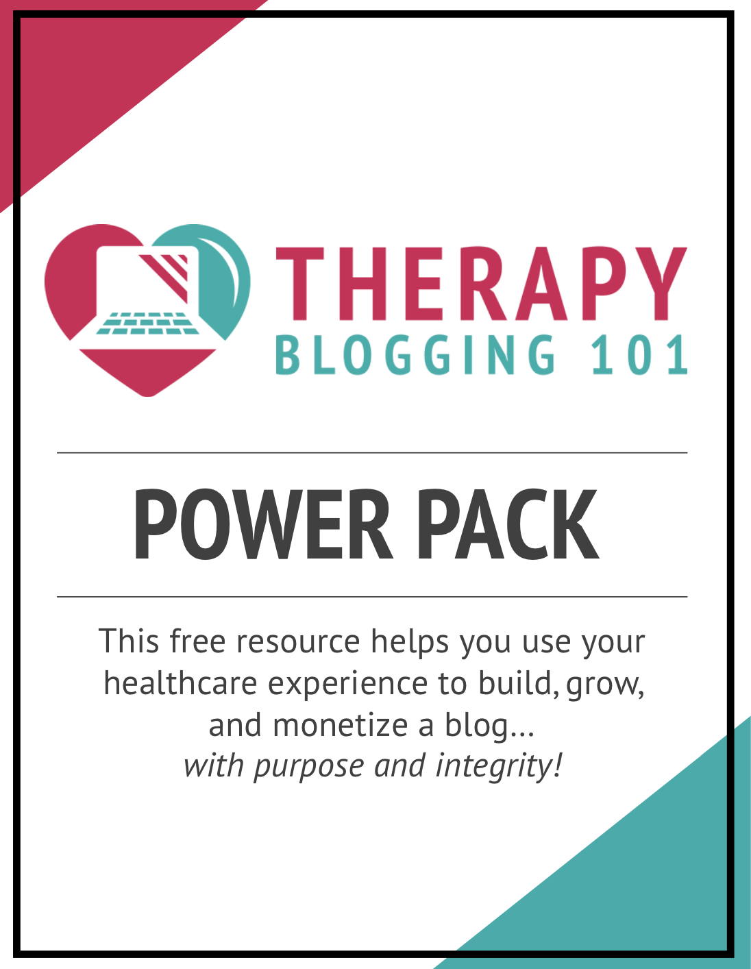 therapy blogging 101 power pack