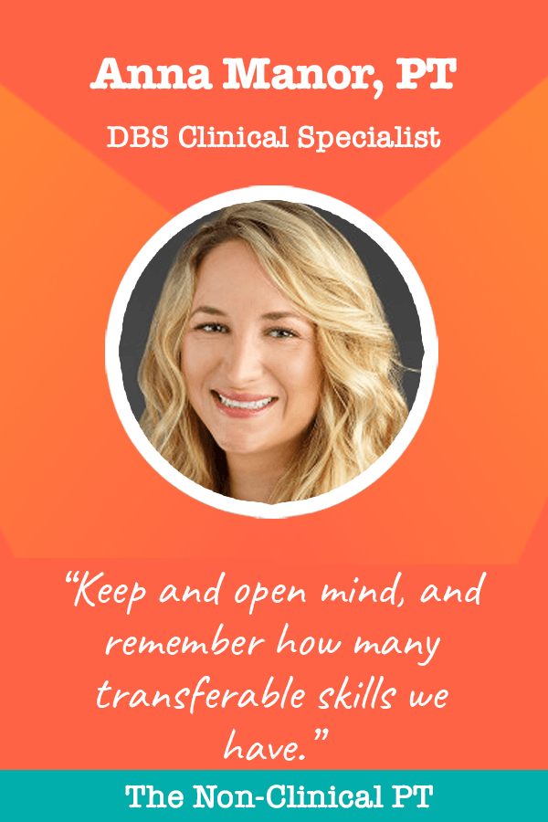 DBS Clinical Specialist quote by Anna Manor