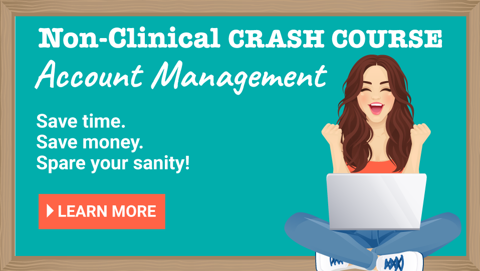 Learn more about our account management non-clinical career crash course