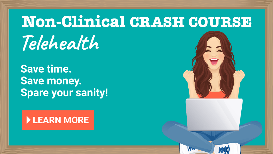 Learn more about our telehealth non-clinical career crash course