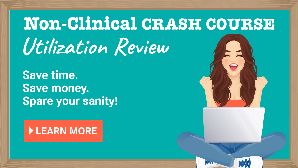 Learn more about my utilization review non-clinical career crash course!