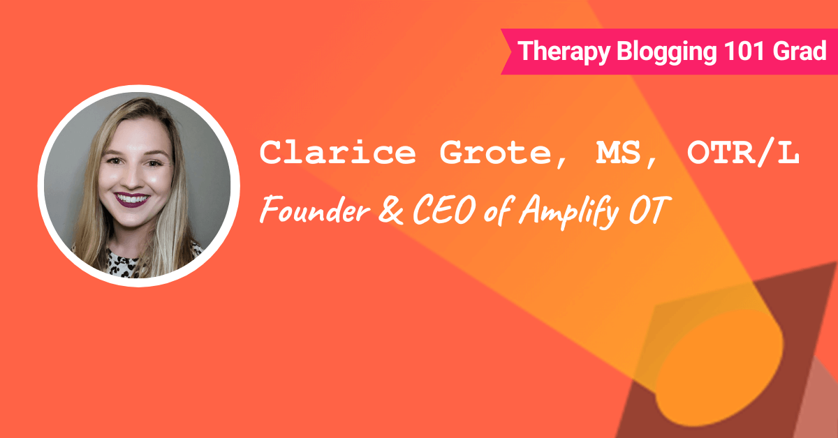 Founder & CEO of Amplify OT – Clarice Grote
