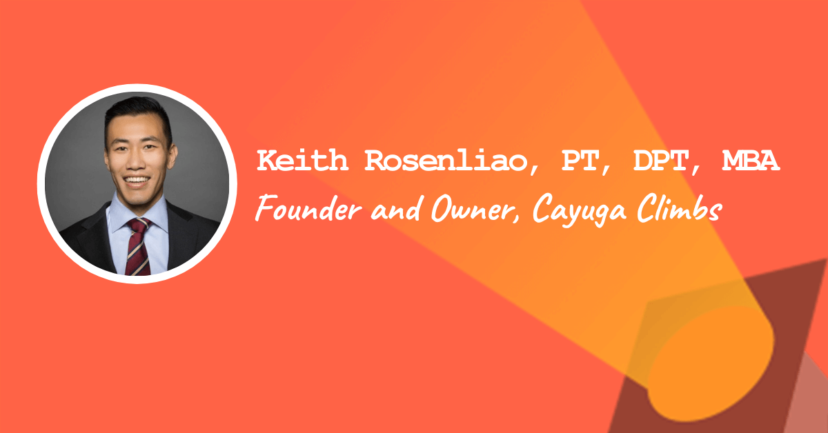 Keith Rosenliao – Founder and Owner, Cayuga Climbs