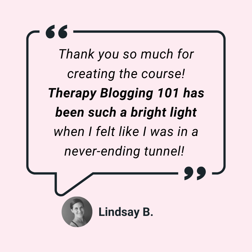 Lindsay B. testimonial