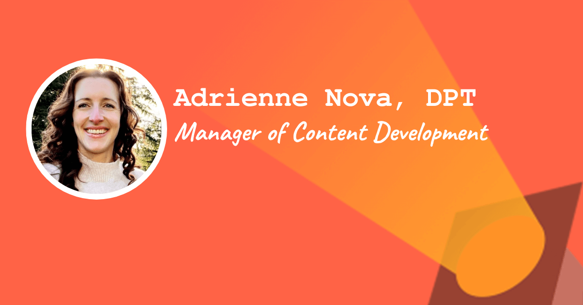 Manager of Content Development — Adrienne Nova