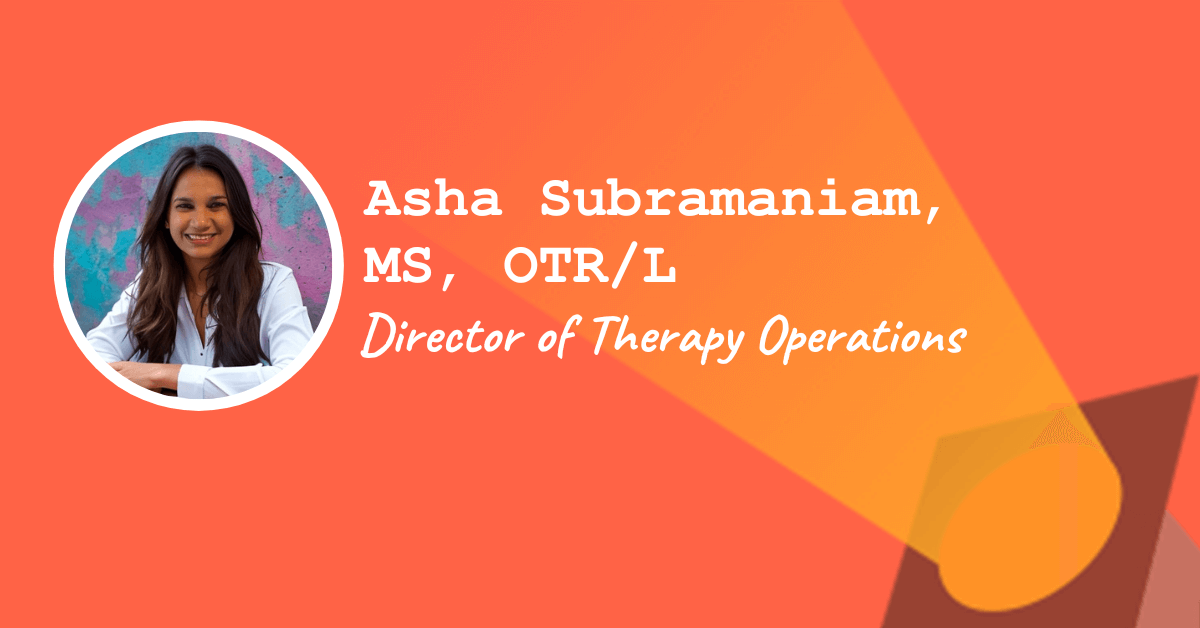 Director of Therapy Operations — Asha Subramaniam