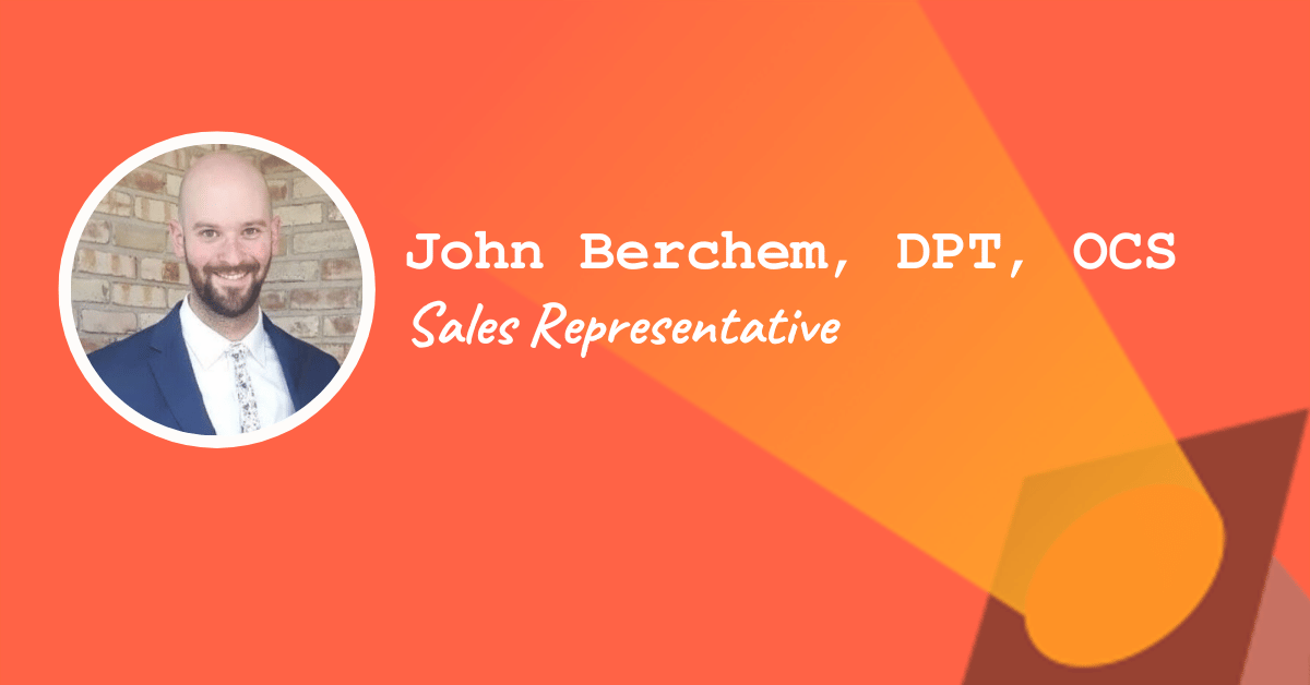 John Berchem, DPT, OCS, Sales Representative at Axogen