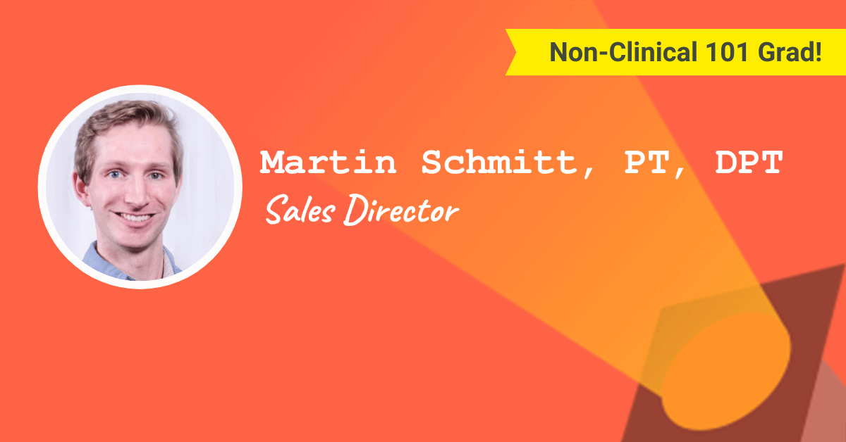 Martin Schmitt, PT, DPT, Sales Director at RLDatix